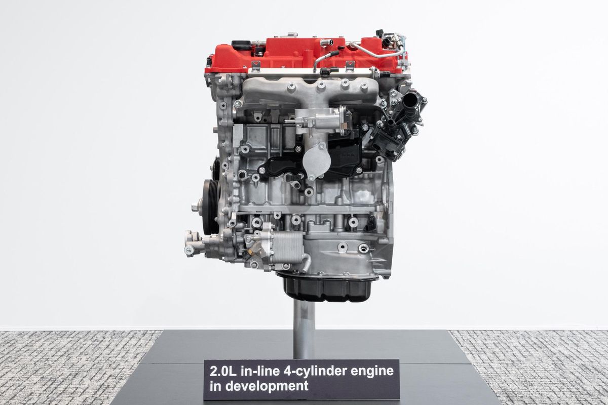 toyota new 2.0L 4-cylinder turbo engine