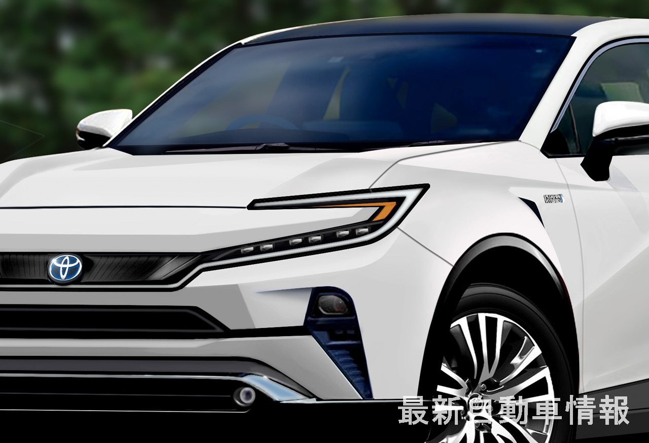 ハリアー フルモデルチェン 予想CG