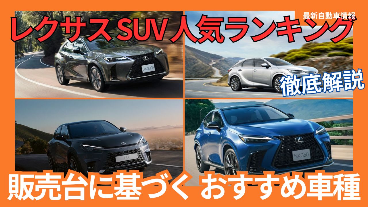 2025-lexus-suv-popularity-ranking-recommended-car-models