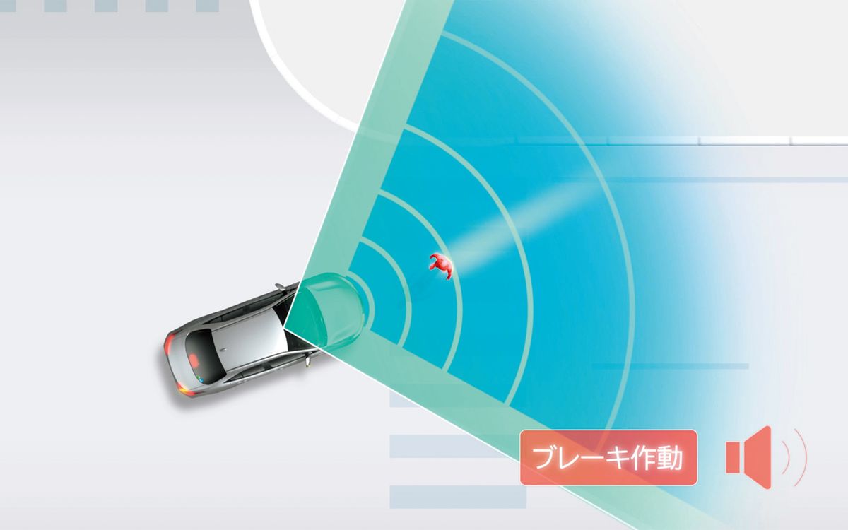プリクラッシュセーフティ（交差点右折時の対向直進車・右左折時の横断歩行者・自転車運転者検知機能）