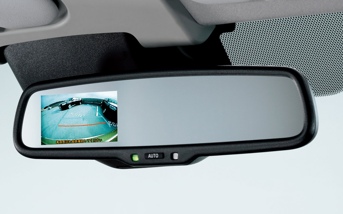 バックモニター内蔵自動防眩インナーミラー