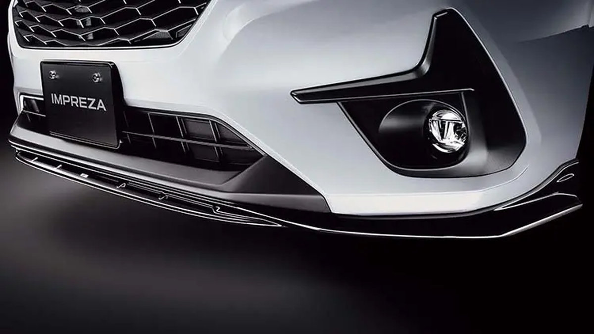 STI フロントアンダースポイラー ブラック