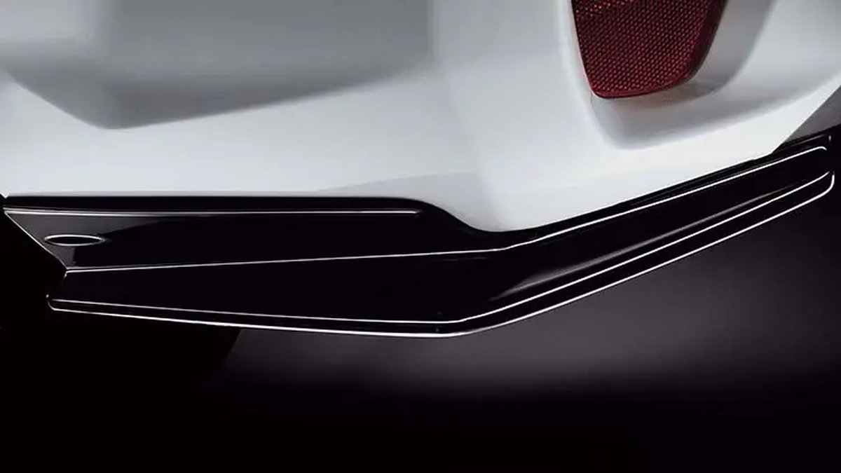 STI リヤサイドアンダースポイラー ブラック