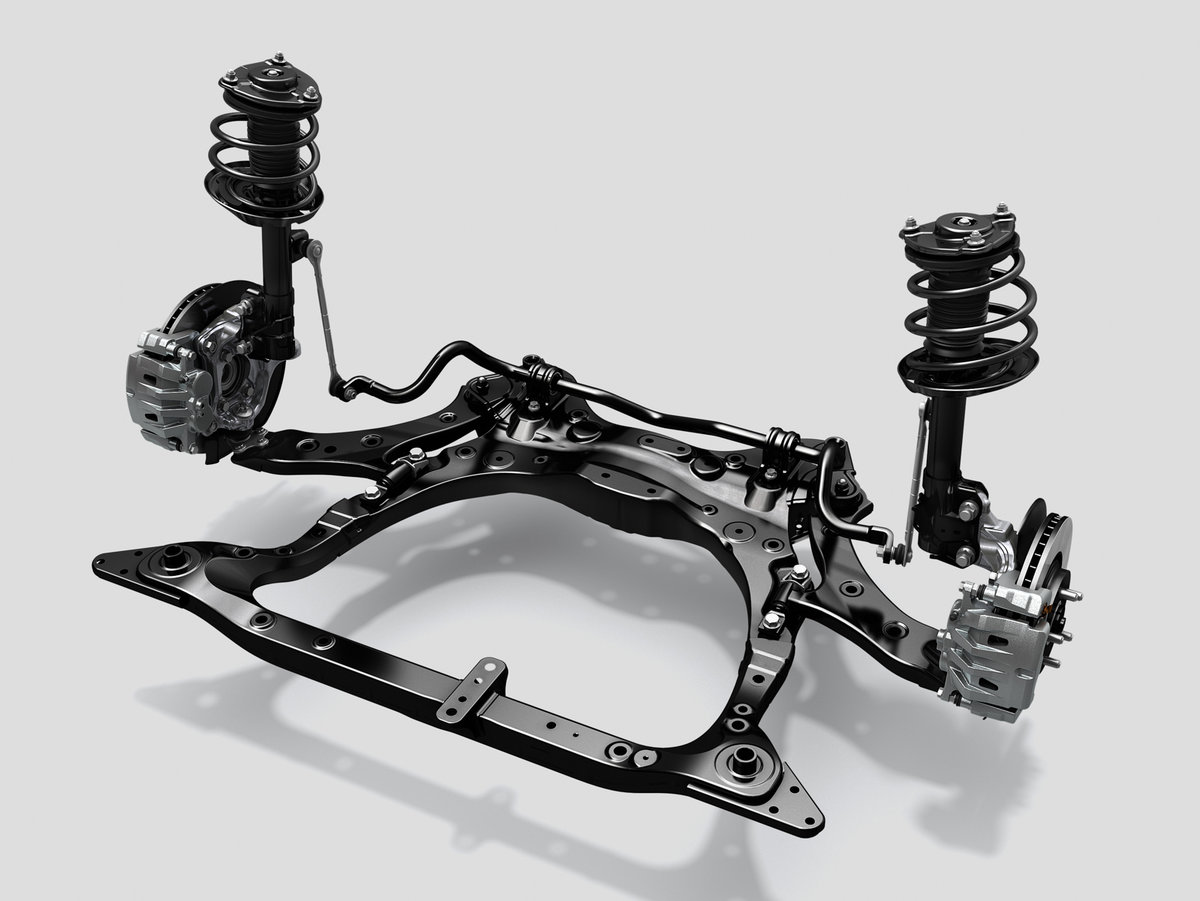 周波数感応型ショックアブソーバーの標準装備