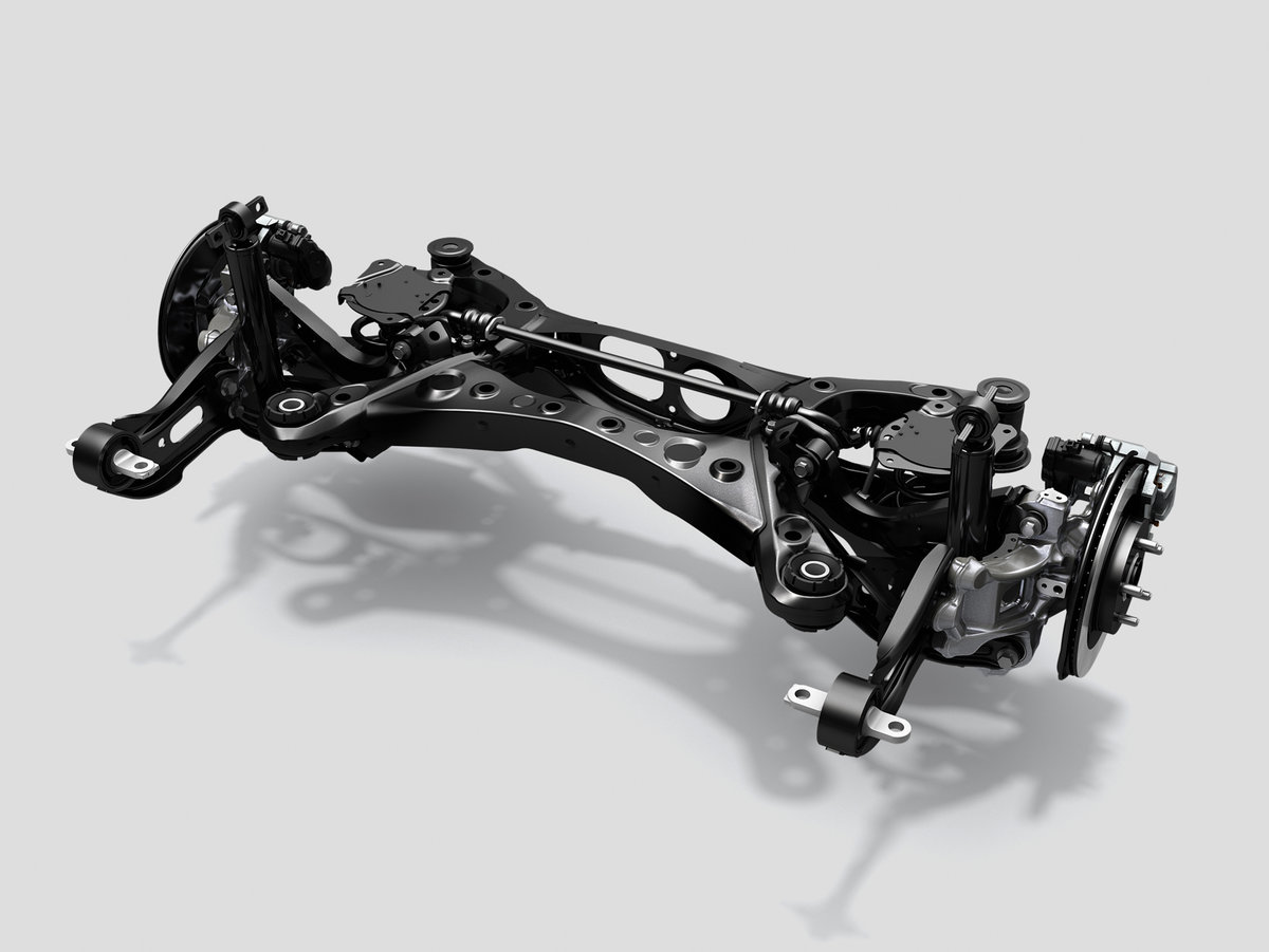 周波数感応型ショックアブソーバーの標準装備