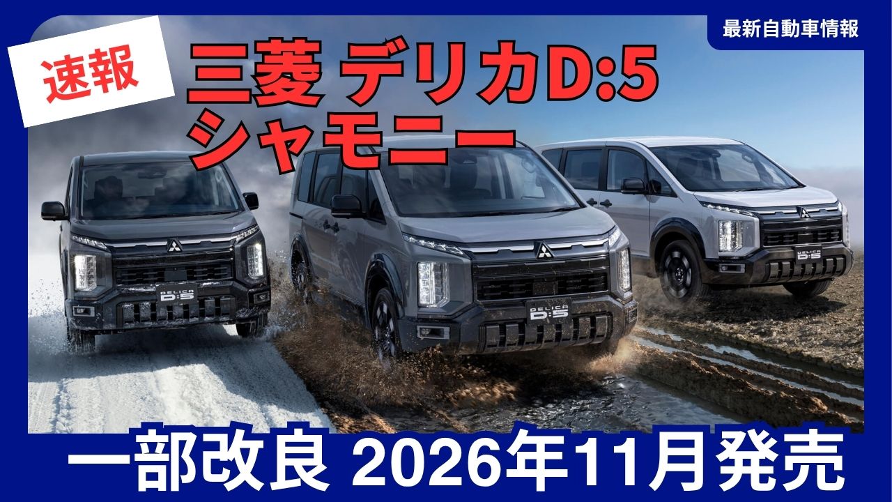 mitsubishi-delica-d5-chamonix-partial-model-update-on-sale-in-november-2026