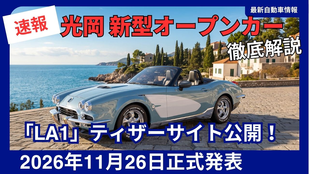 mitsuoka-motors-new-la1-convertible-teaser-site-2026