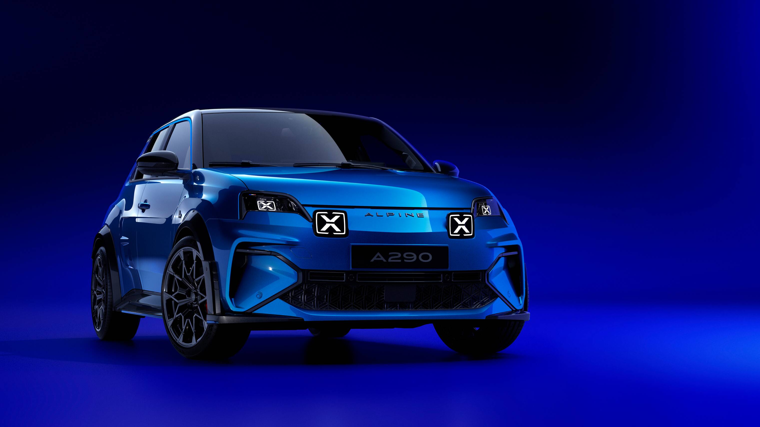 アルピーヌ 新型 A290のフロントスタイル(欧州仕様)