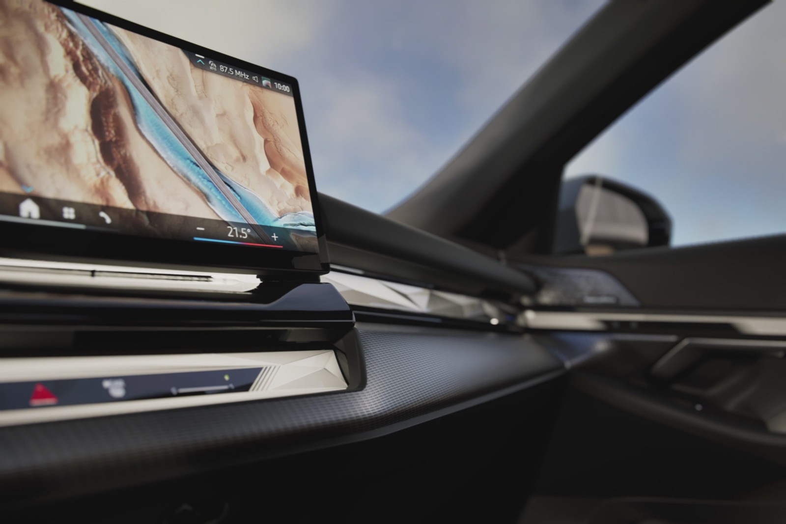 BMW 5シリーズのインタラクション・バー(現行モデル)