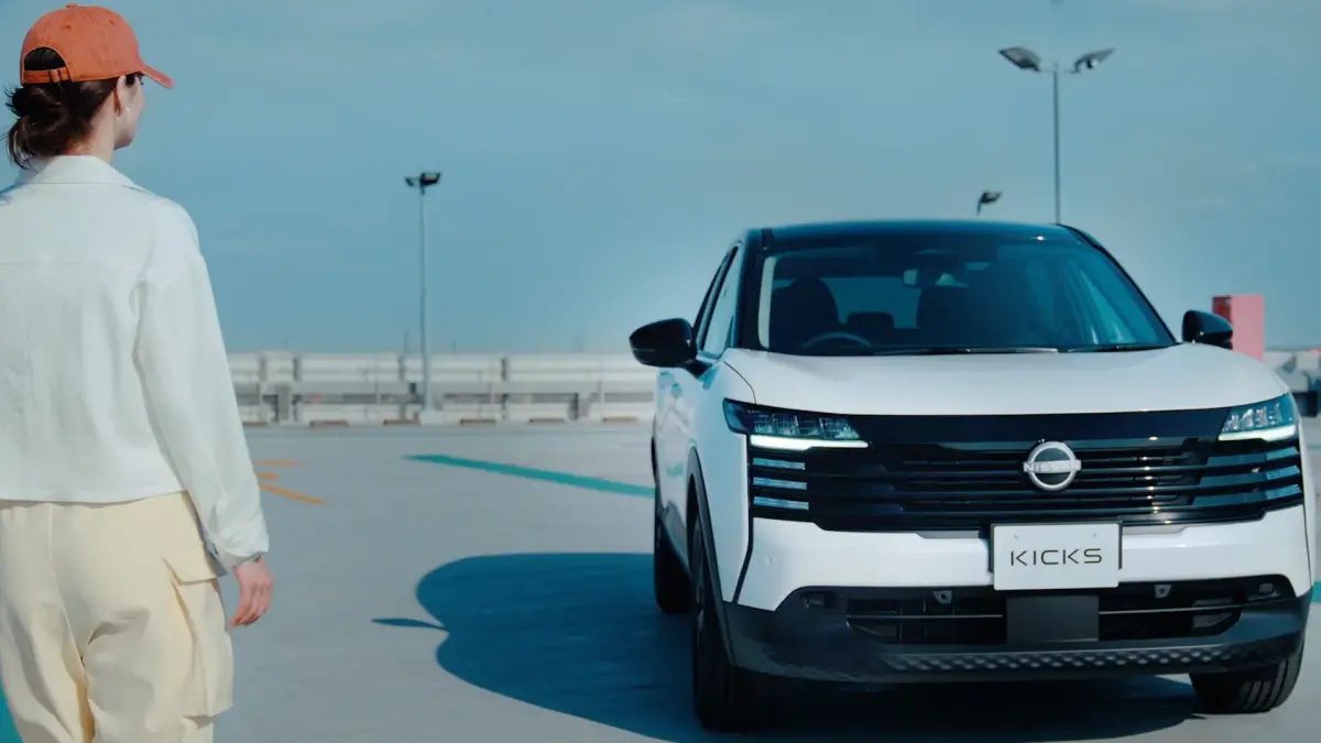 日産 新型 キックスのフロントデザイン