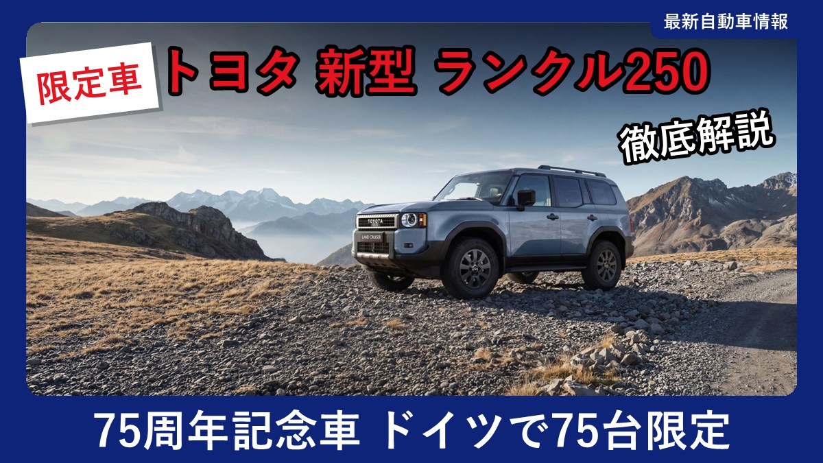トヨタ ランドクルーザー250（欧州仕様の標準モデル）の外観