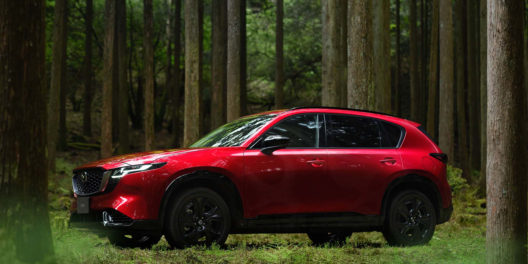 マツダ 新型 CX-5のサイドビュー(日本仕様)