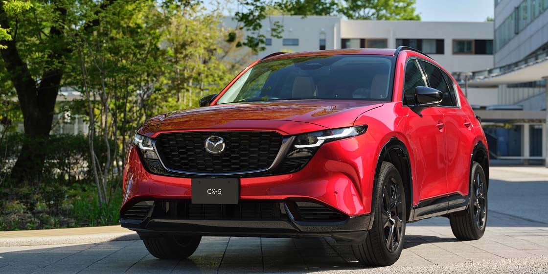 マツダ 新型 CX-5のフロントビュー(日本仕様)