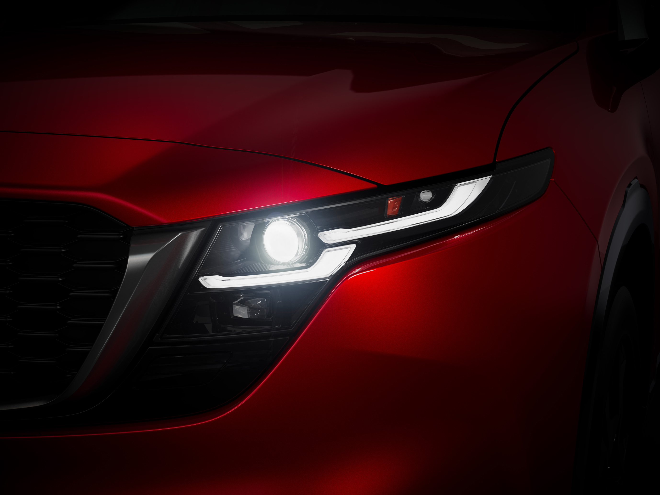 マツダ 新型 CX-5のヘッドランプ(現行モデル・欧州仕様)