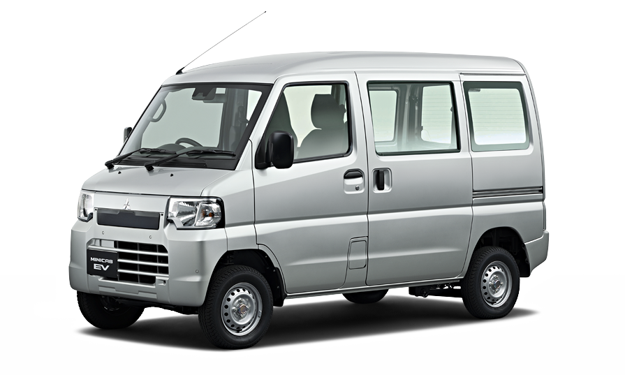 三菱 ミニキャブ EV 4シーター(シルバー)の外観