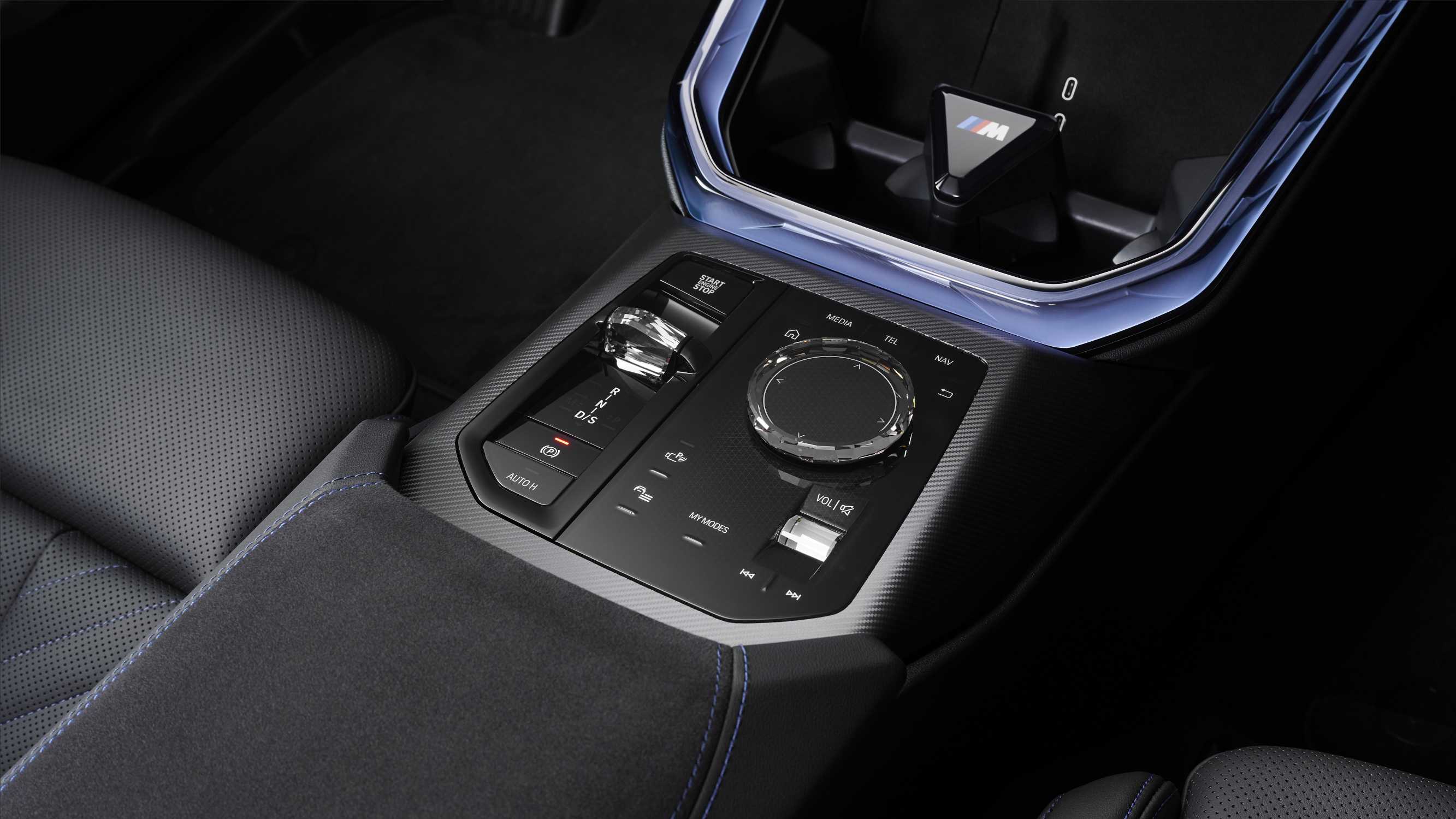 BMW X3 M50 xDrive ブラックパッケージのセンターコンソール